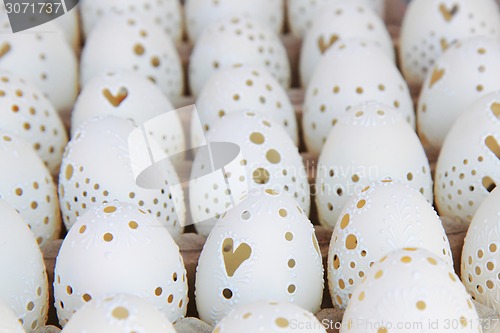 Image of easter eggs background