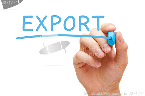 Image of Export Blue Marker