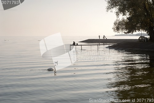 Image of Calm evening athe laggon