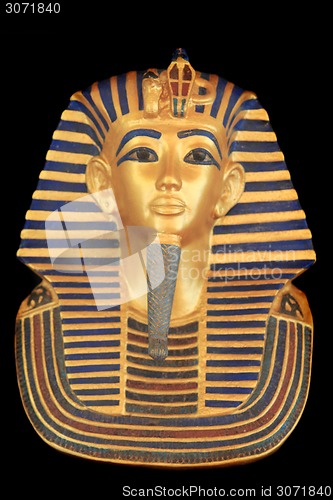 Image of Tutankhamun's sarcophagus 