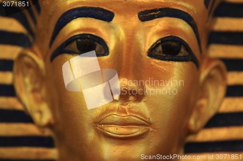 Image of Tutankhamun's sarcophagus 