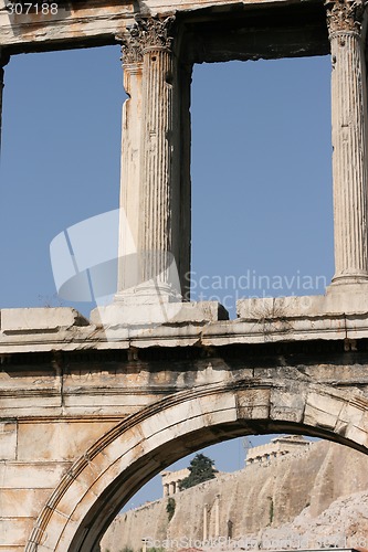 Image of Hadrian's Arch detail
