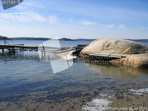 Image of broken jetty
