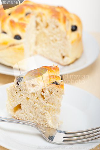 Image of blueberry bread cake dessert 