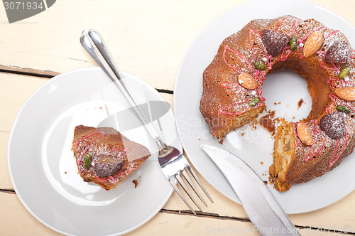 Image of chestnut cake bread dessert