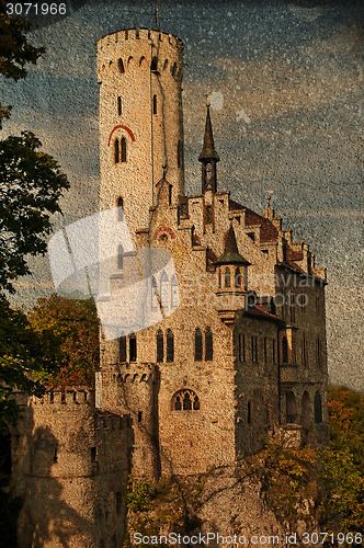 Image of castle Lichtenstein in Germany