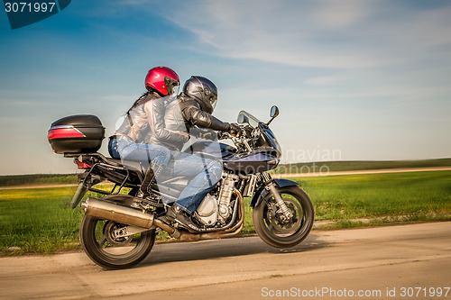 Image of Bikers on the road