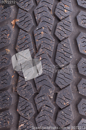 Image of Texture of an old tire