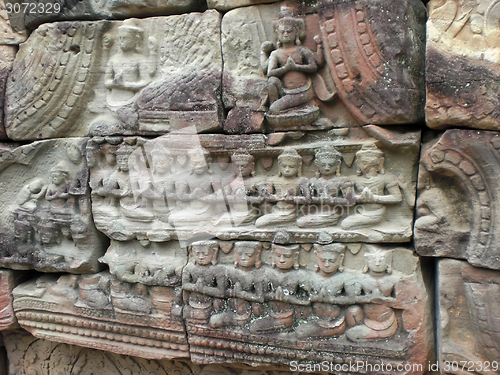 Image of Khmer temple detail