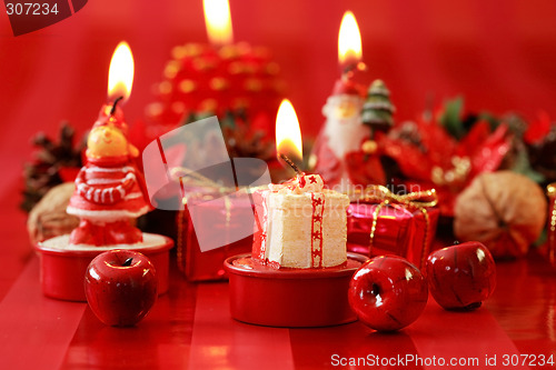 Image of Christmas candles