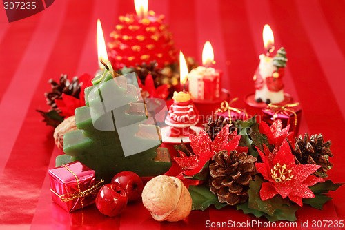 Image of Christmas candles