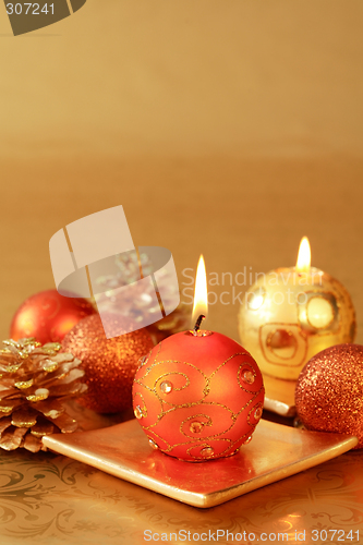 Image of Christmas ornaments