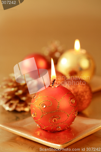 Image of Christmas ornaments