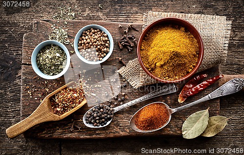 Image of various spices