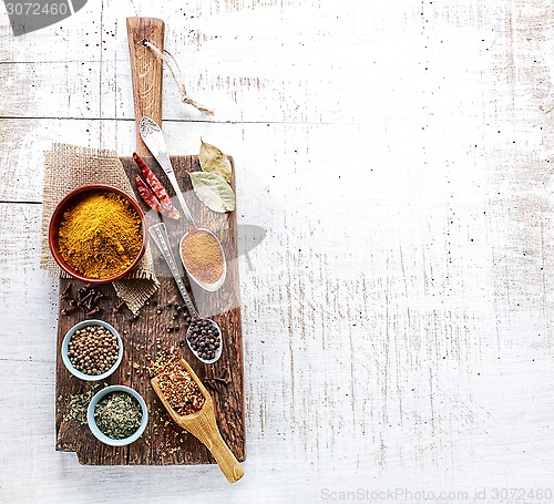 Image of various spices