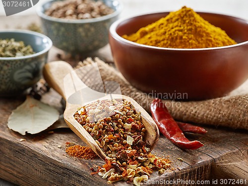 Image of various spices