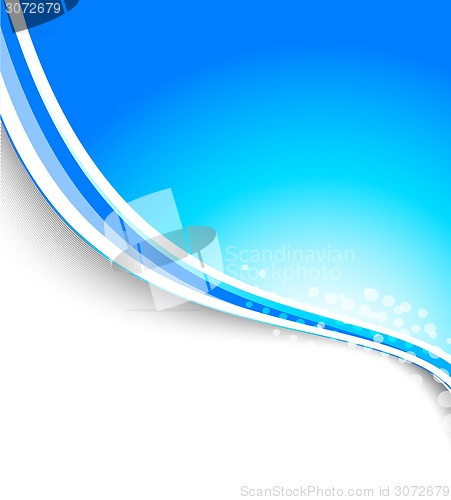 Image of Abstract blue brochure