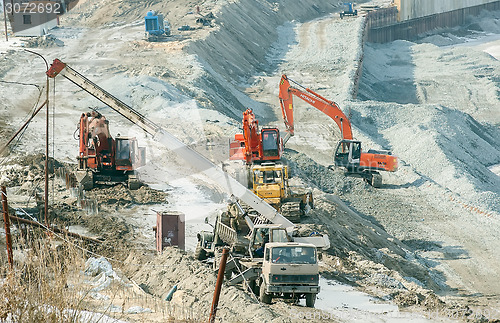 Image of Construction of pedestrian quay in Tyumen