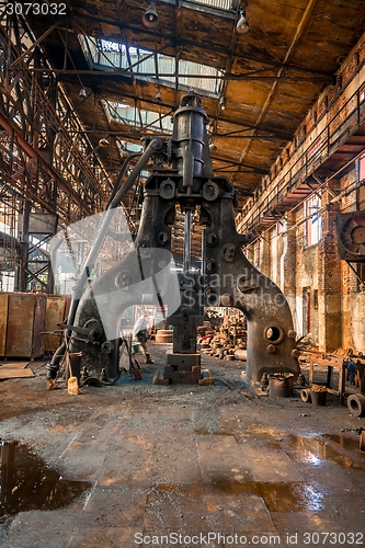 Image of Industrial machine  in the factory