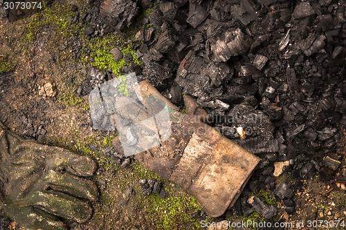 Image of Dirty leather gloves 
