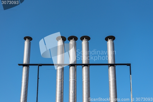 Image of Chimney of a Power plant