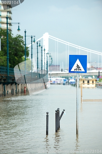 Image of Roads and streets submerged