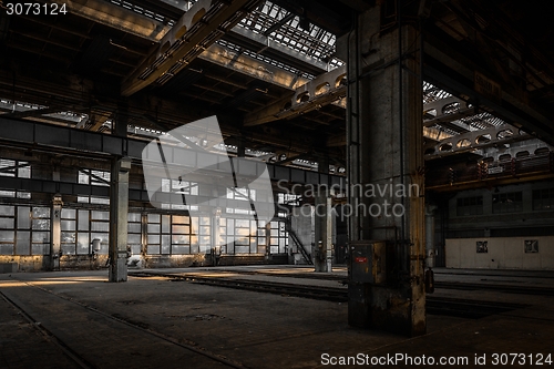 Image of Large industrial hall of a repair station