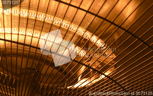 Image of Electric heater closeup photo