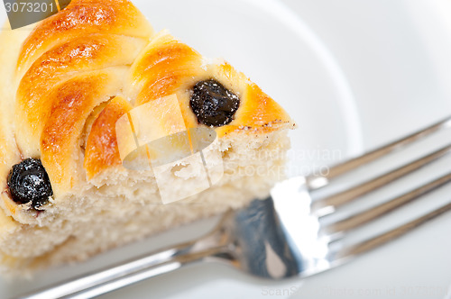 Image of blueberry bread cake dessert 