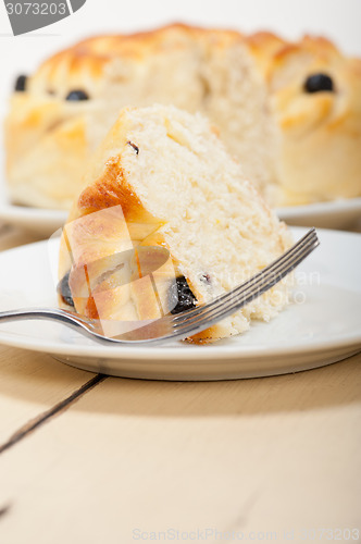 Image of blueberry bread cake dessert 