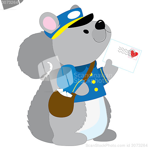 Image of Squirrel Postman