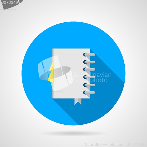 Image of Flat vector icon for office notebook