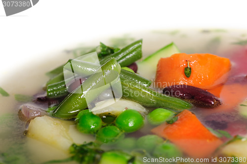 Image of Vegetable soup macro