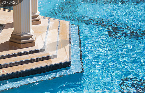 Image of Exotic Luxury Swimming Pool Abstract