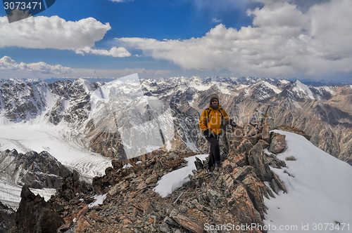 Image of On summit in Kyrgyzstan