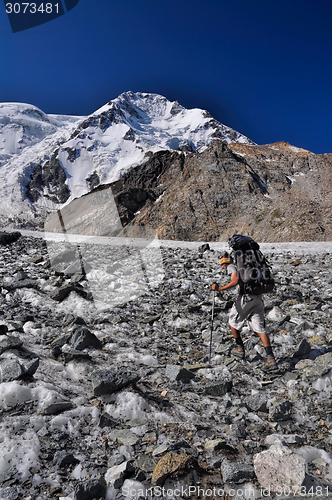 Image of Hiker in Kyrgyzstan