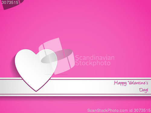 Image of Simple valentine's day greeting card