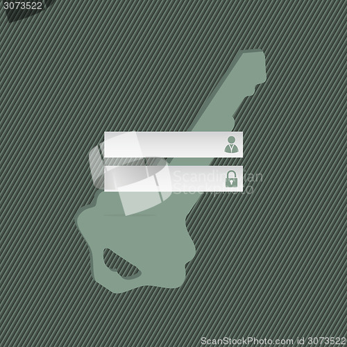 Image of Cool simple login screen design