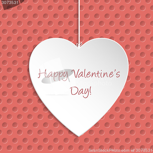 Image of Simple Valentine Day greeting card