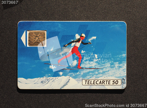 Image of French phone card