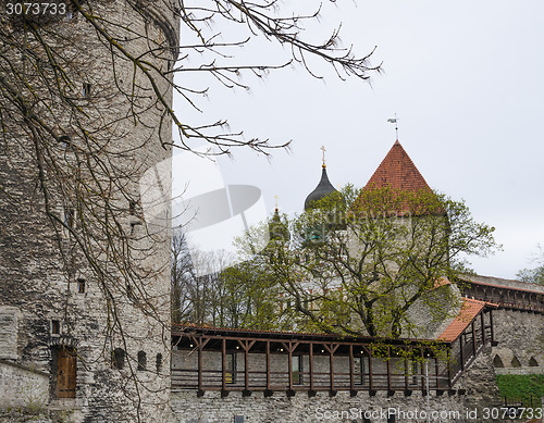 Image of View of Tallinn spring day