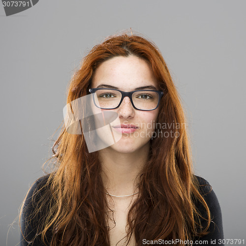 Image of Hypster woman with red hair