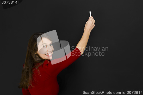 Image of Beautiful young student