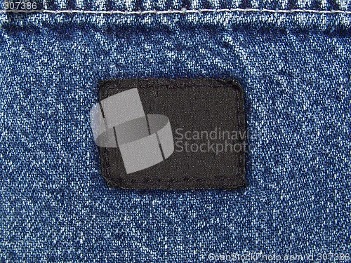 Image of Denim With a Blank Tag