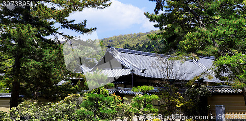 Image of traditional wooden house, Japan. 