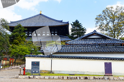 Image of traditional wooden house, Japan. 