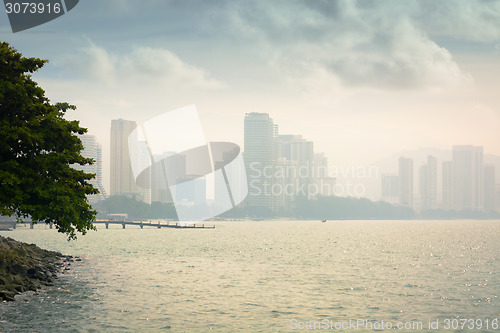 Image of Penang, Malaysia Skyline from Across the Water