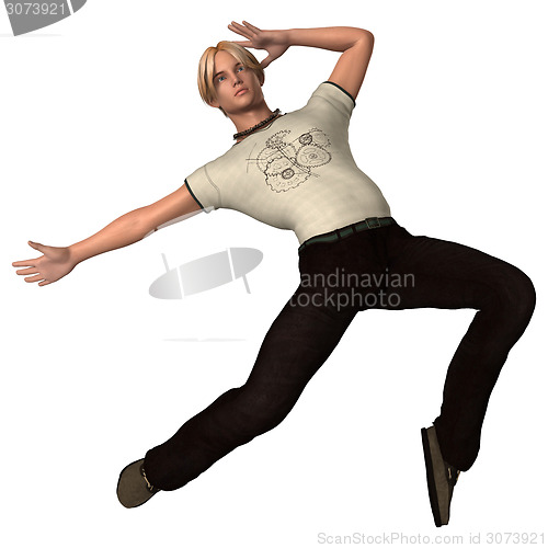 Image of Dancing Teenager Boy