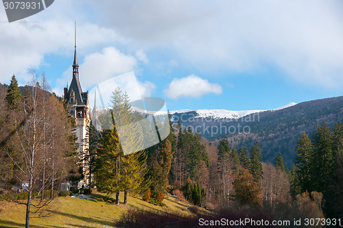 Image of Peles castle in Romania