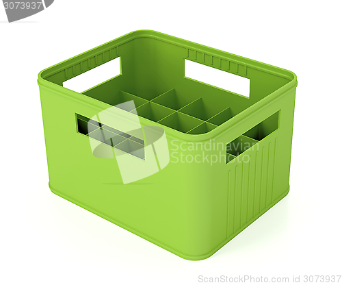 Image of Green beer crate